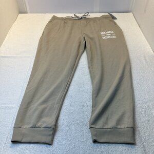 Arkansas Razorbacks Charger Knit Sweatpants/Jogger Tan Logo SZ XL NEW w/Tags